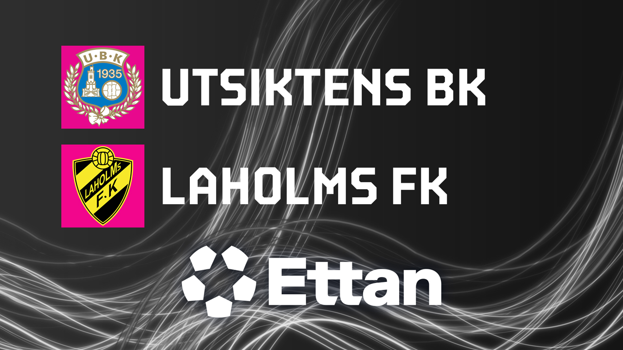 Utsikten vs Laholm poster