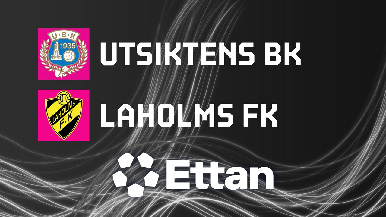 Utsikten vs Laholm poster