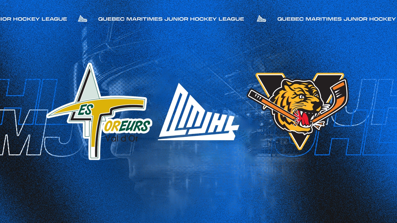 Val-d'Or Foreurs vs Victoriaville Tigres poster
