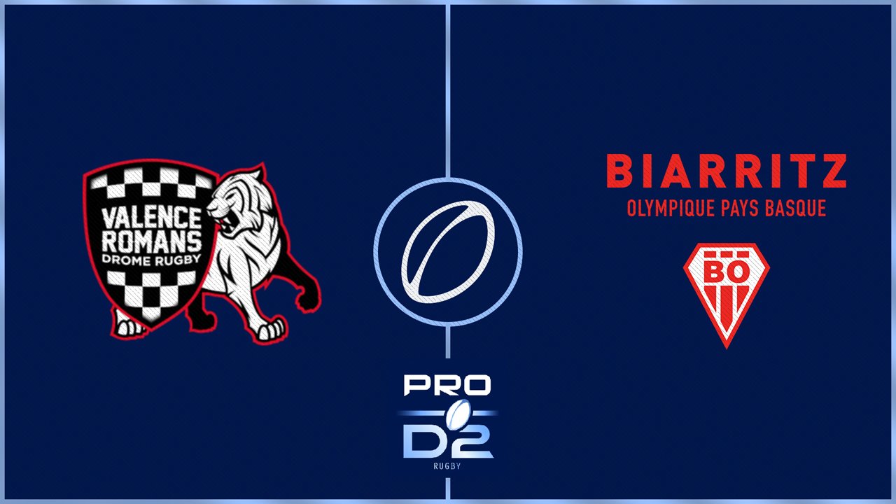 Valence Romans Drôme Rugby vs Biarritz Olympique poster