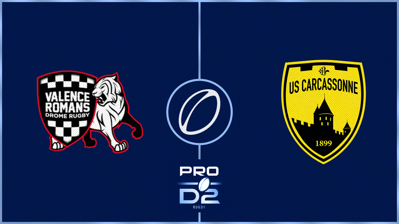 Valence Romans Drôme Rugby vs Carcassonne poster