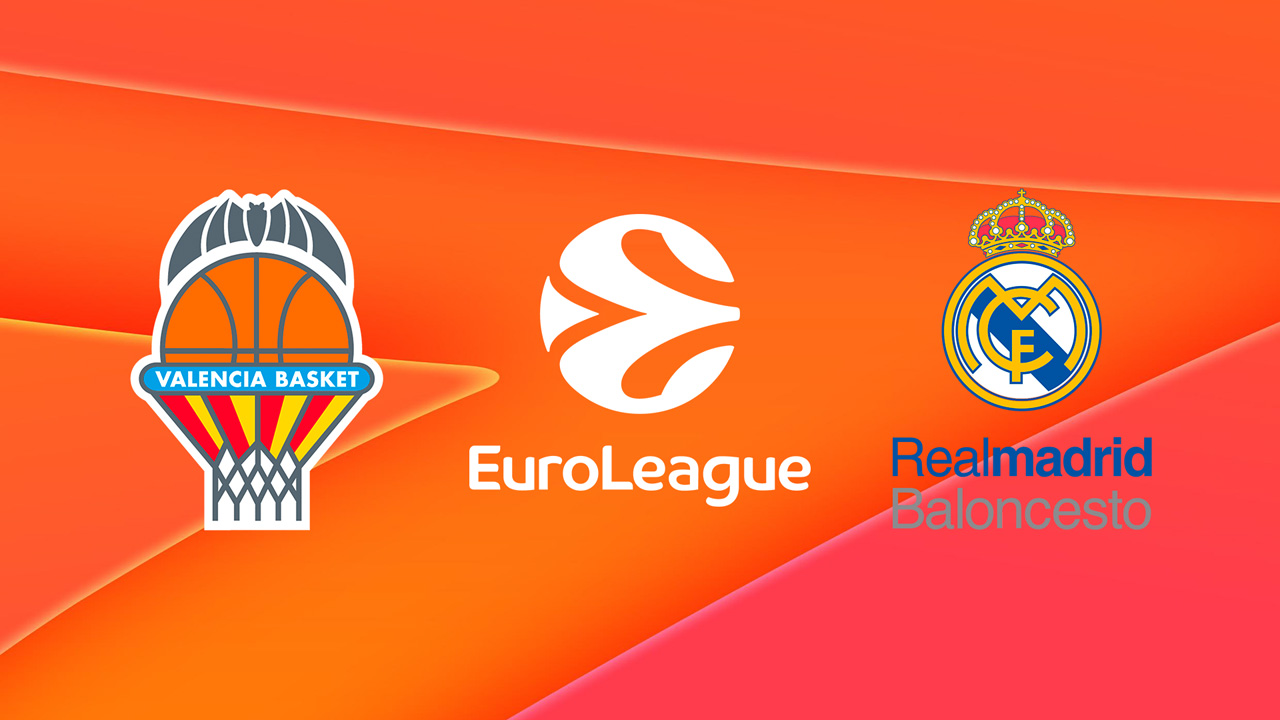 Valencia Basket vs Real Madrid Baloncesto poster