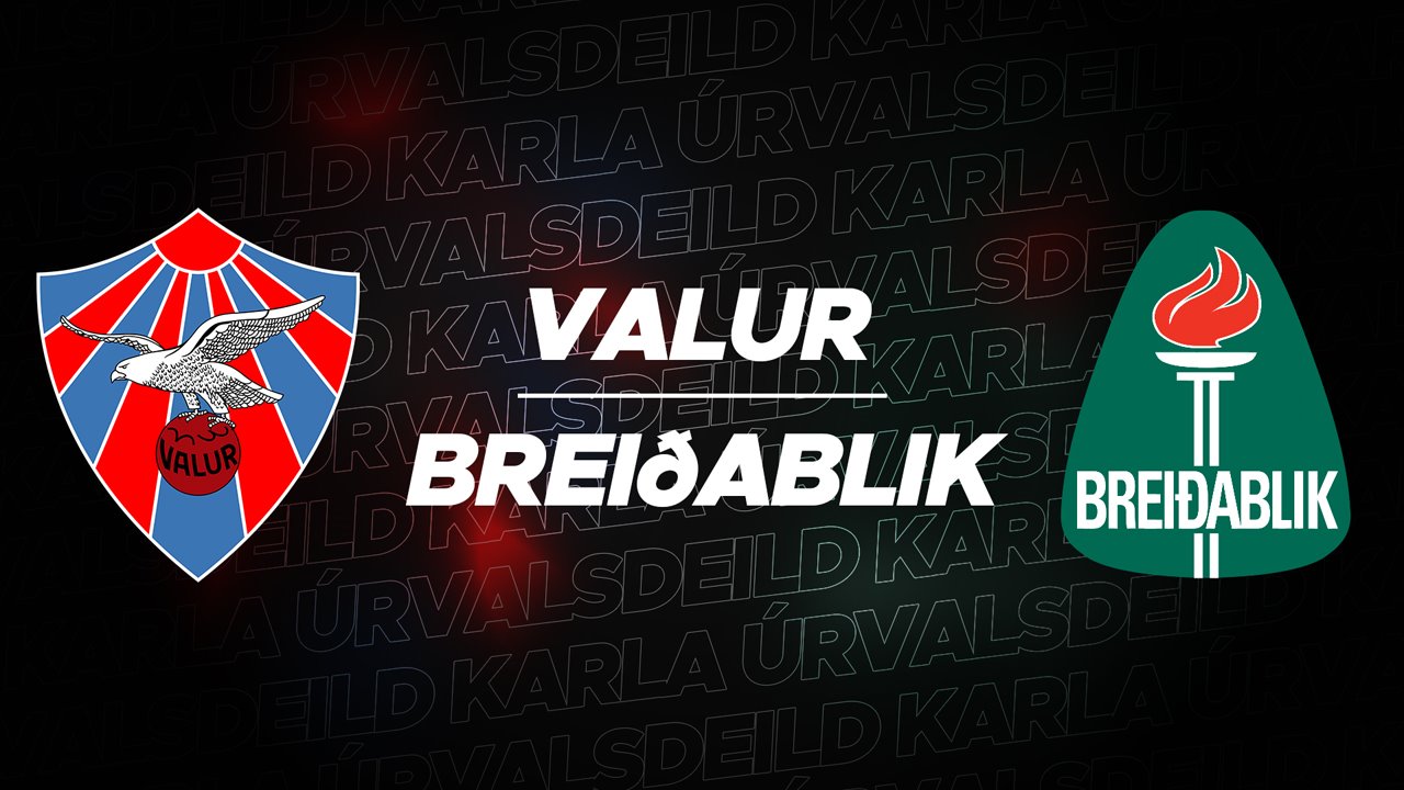 Valur vs Breiðablik poster
