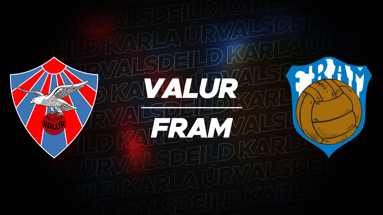 Valur vs Fram Reykjavík poster