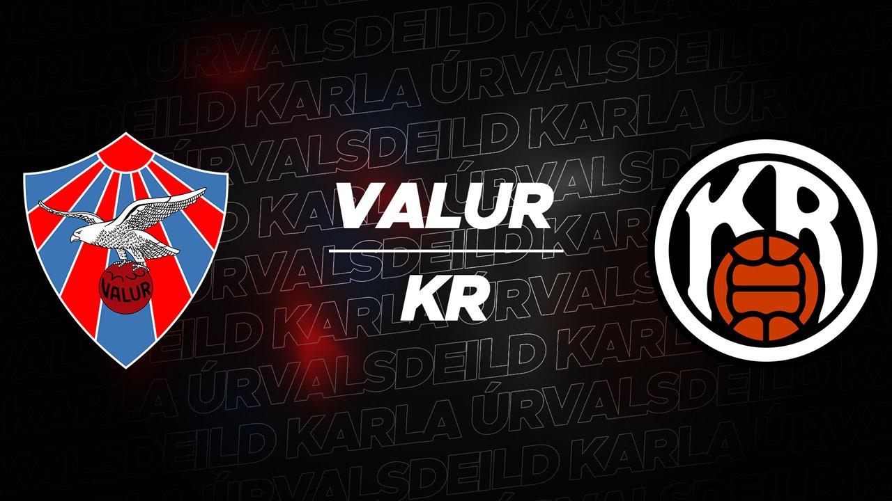 Valur vs KR Reykjavík poster