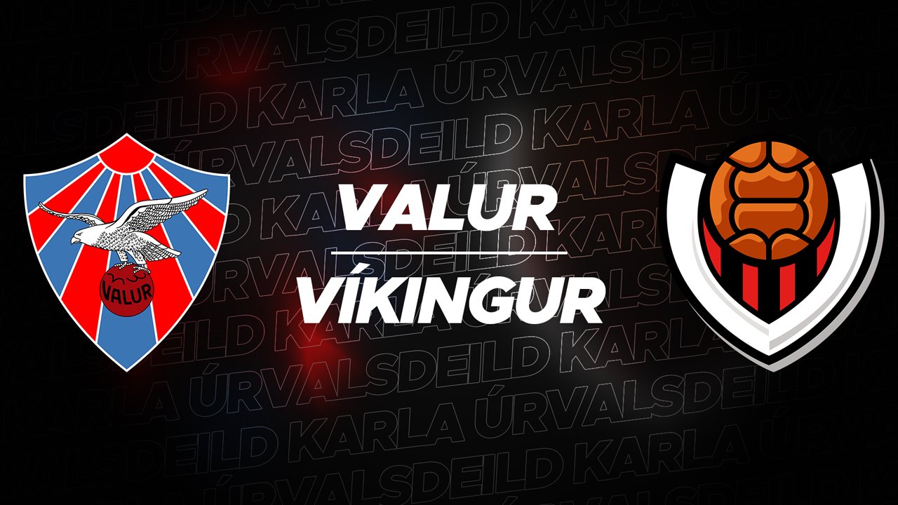 Valur vs Víkingur Reykjavík poster