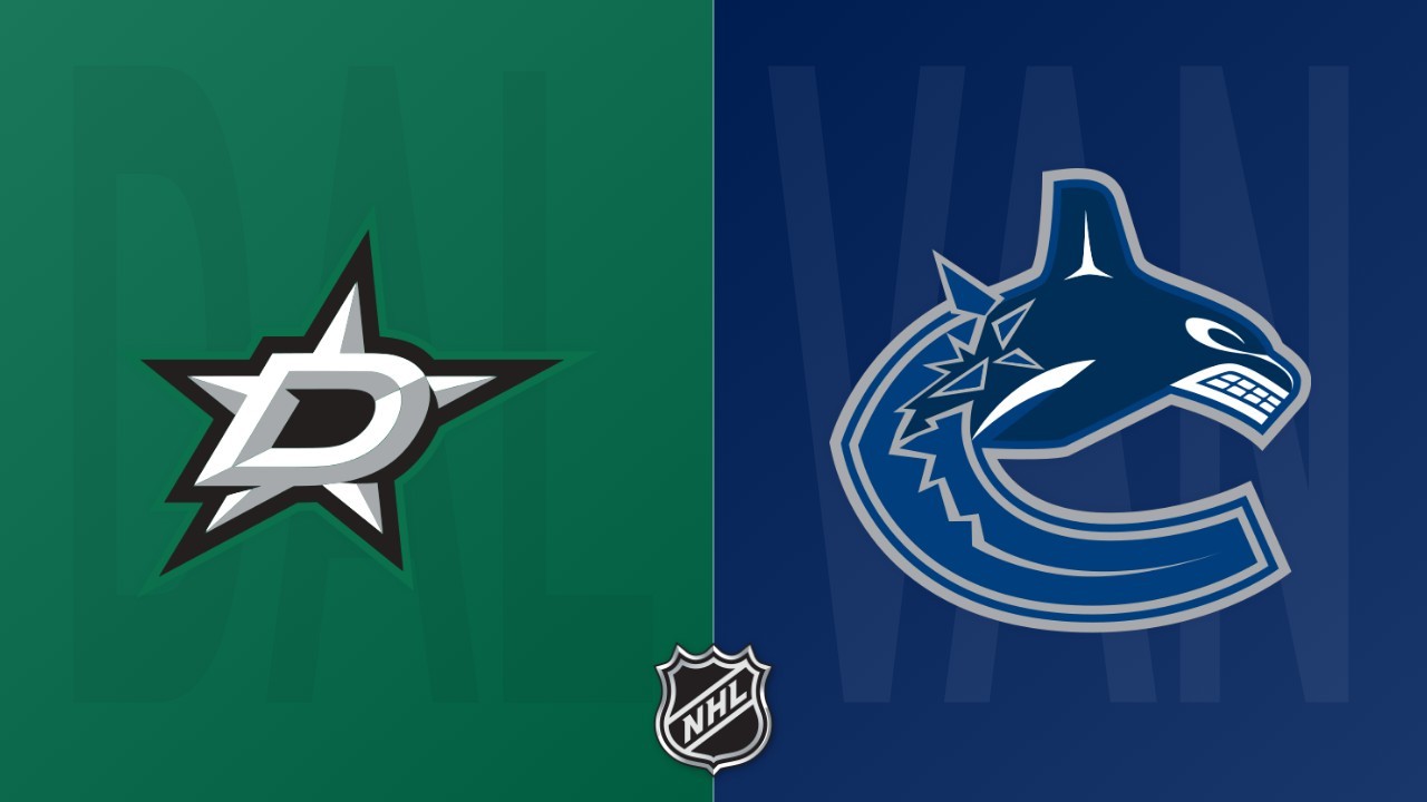 Vancouver Canucks vs Dallas Stars poster
