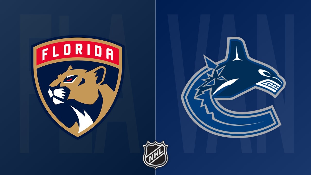 Vancouver Canucks vs Florida Panthers poster