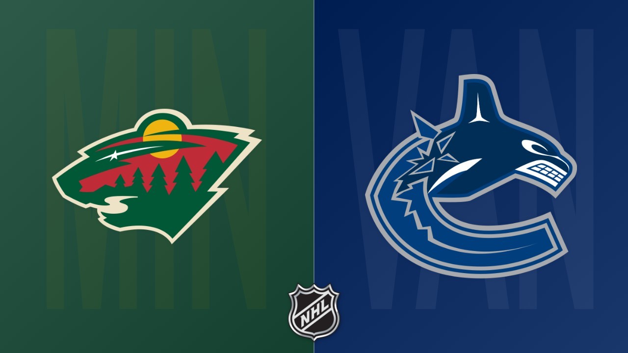 Vancouver Canucks vs Minnesota Wild poster