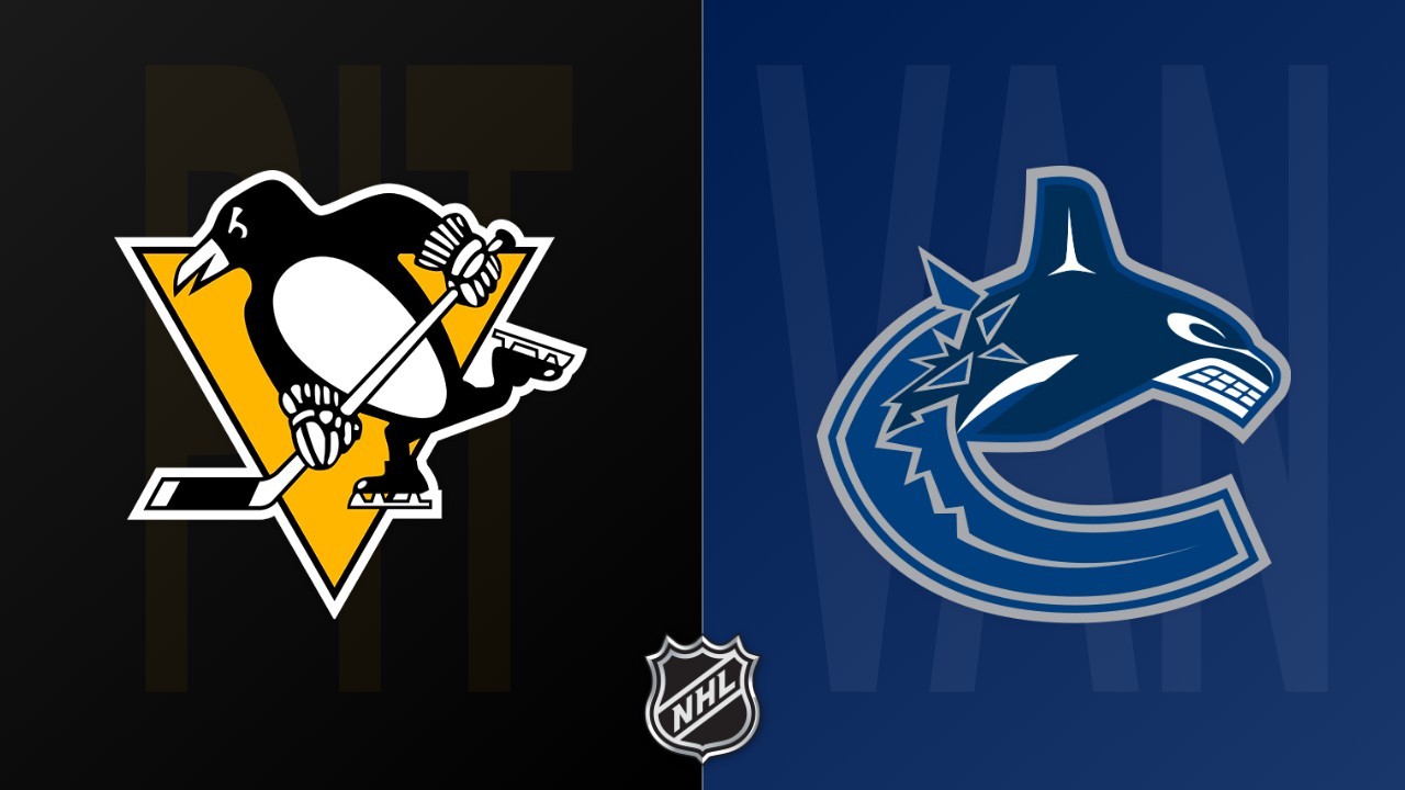 Vancouver Canucks vs Pittsburgh Penguins poster