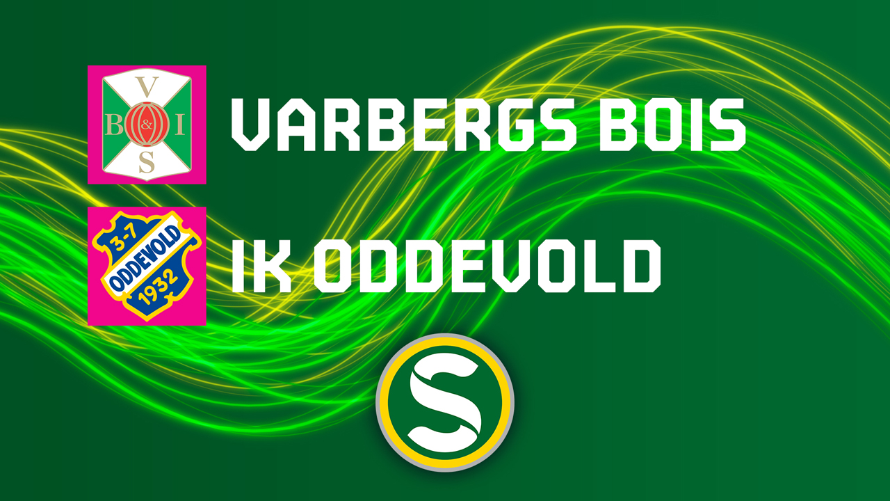 Varberg vs Oddevold poster