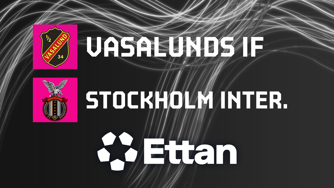 Vasalund vs Stockholm Internazionale poster