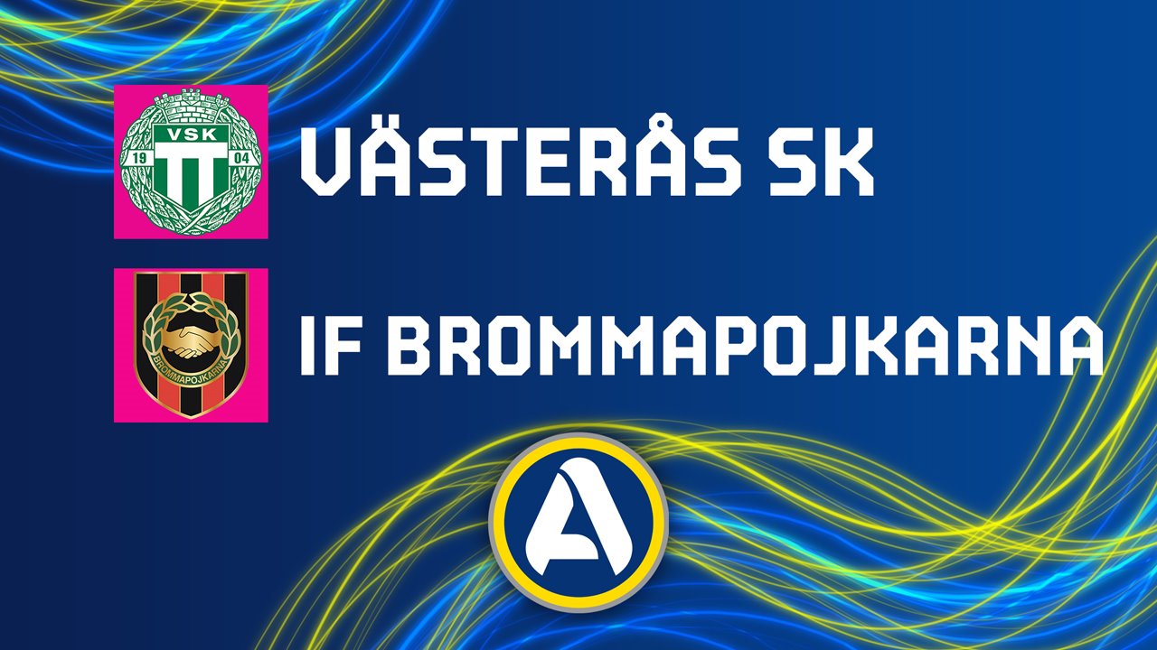 Västerås vs Brommapojkarna poster