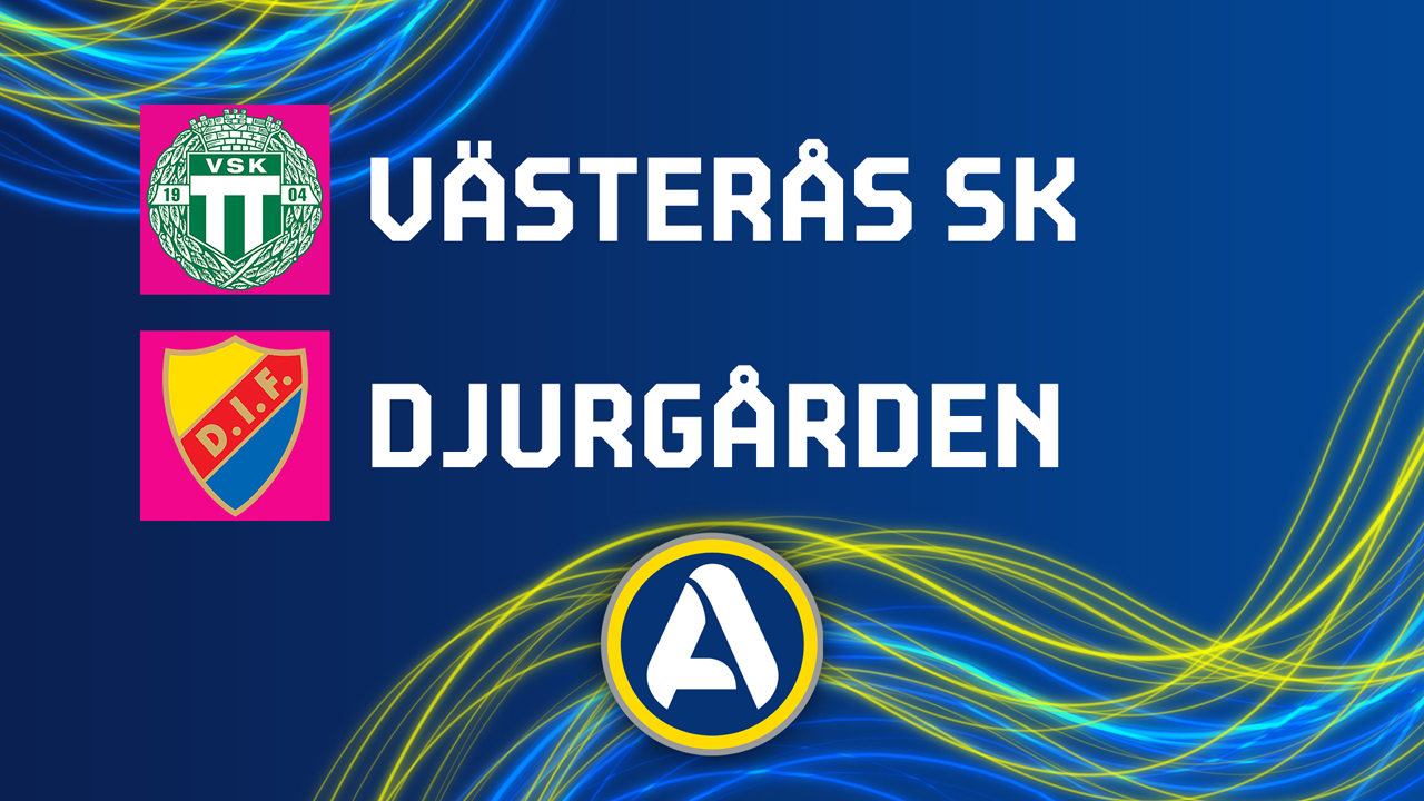 Västerås vs Djurgården poster