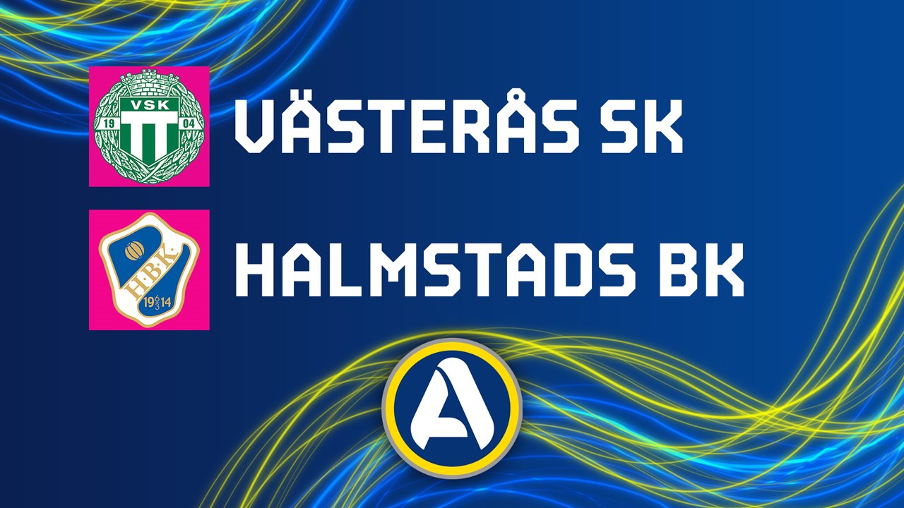 Västerås vs Halmstad poster