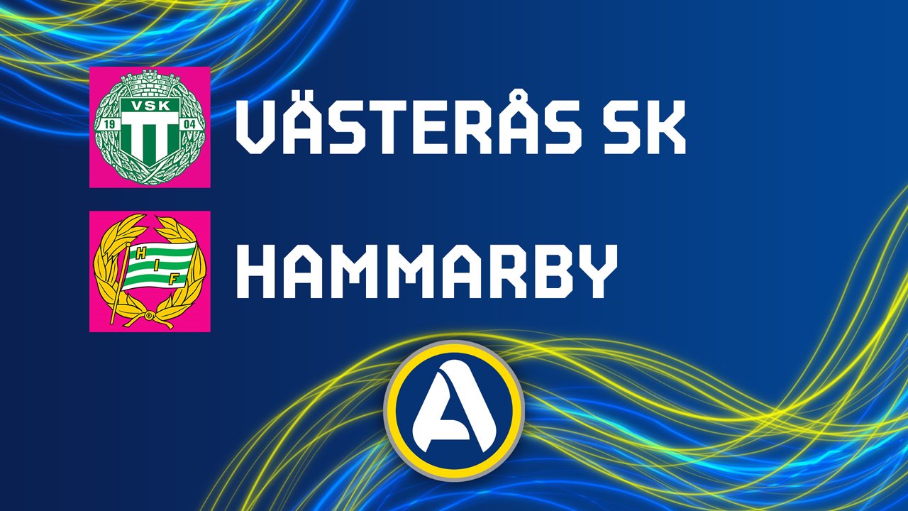 Västerås vs Hammarby poster