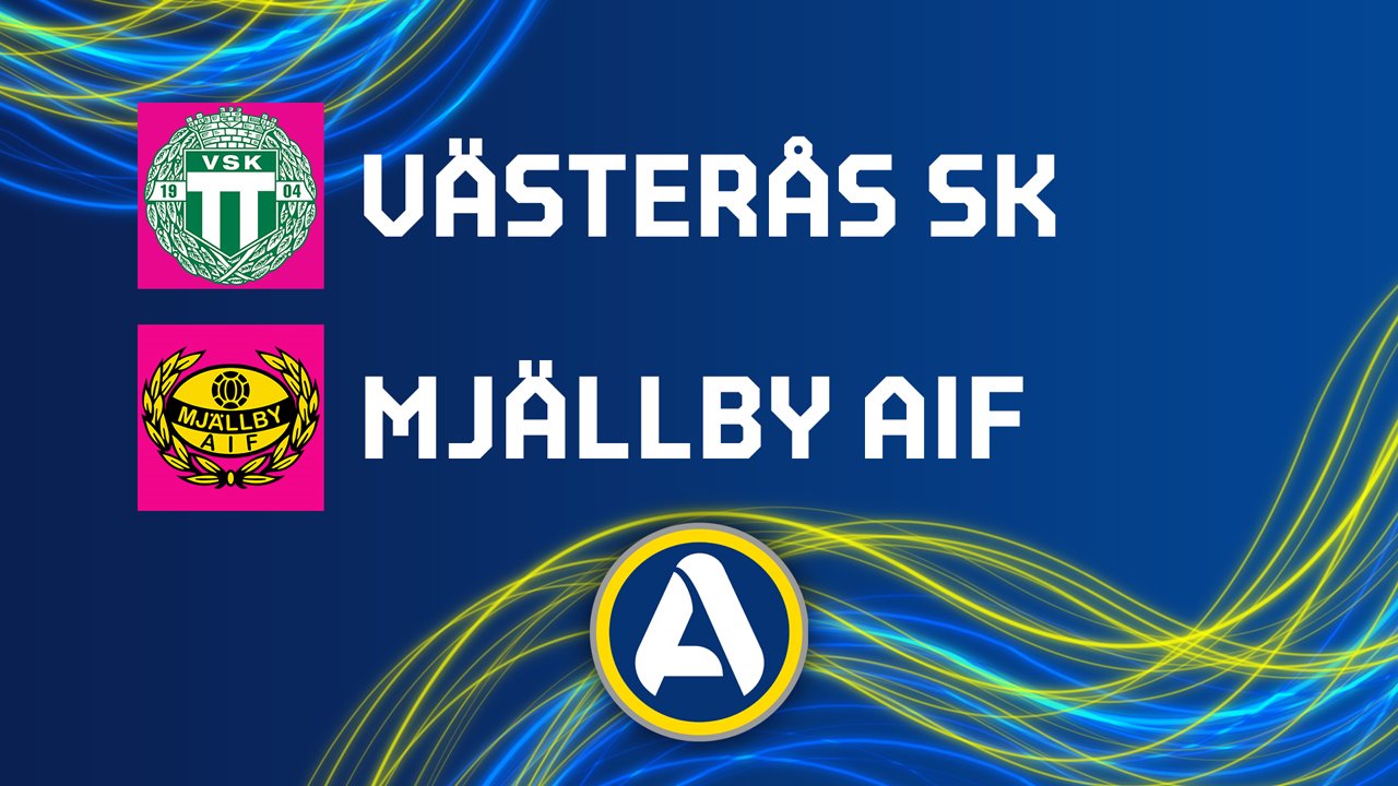 Västerås vs Mjällby poster