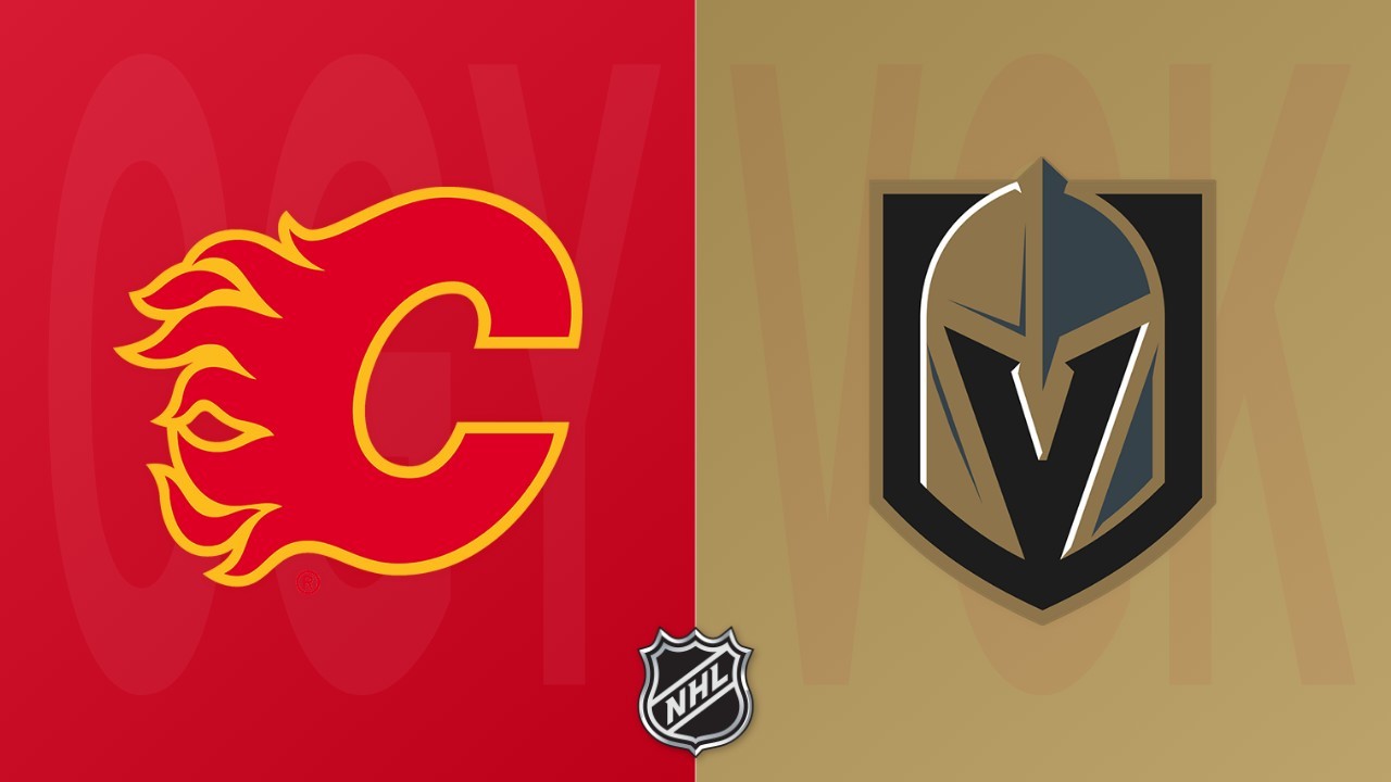 Vegas Golden Knights vs Calgary Flames poster