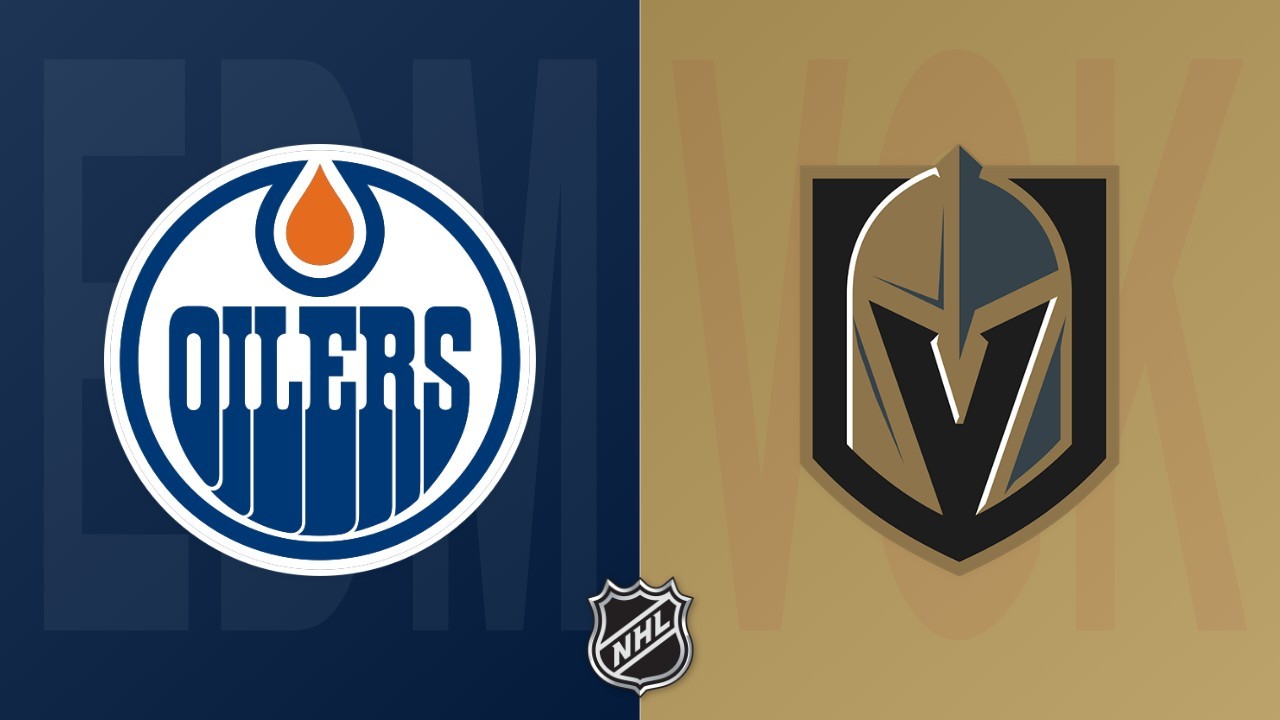 Vegas Golden Knights vs Edmonton Oilers poster
