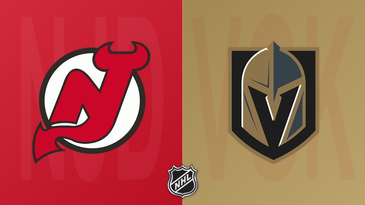 Vegas Golden Knights vs New Jersey Devils poster