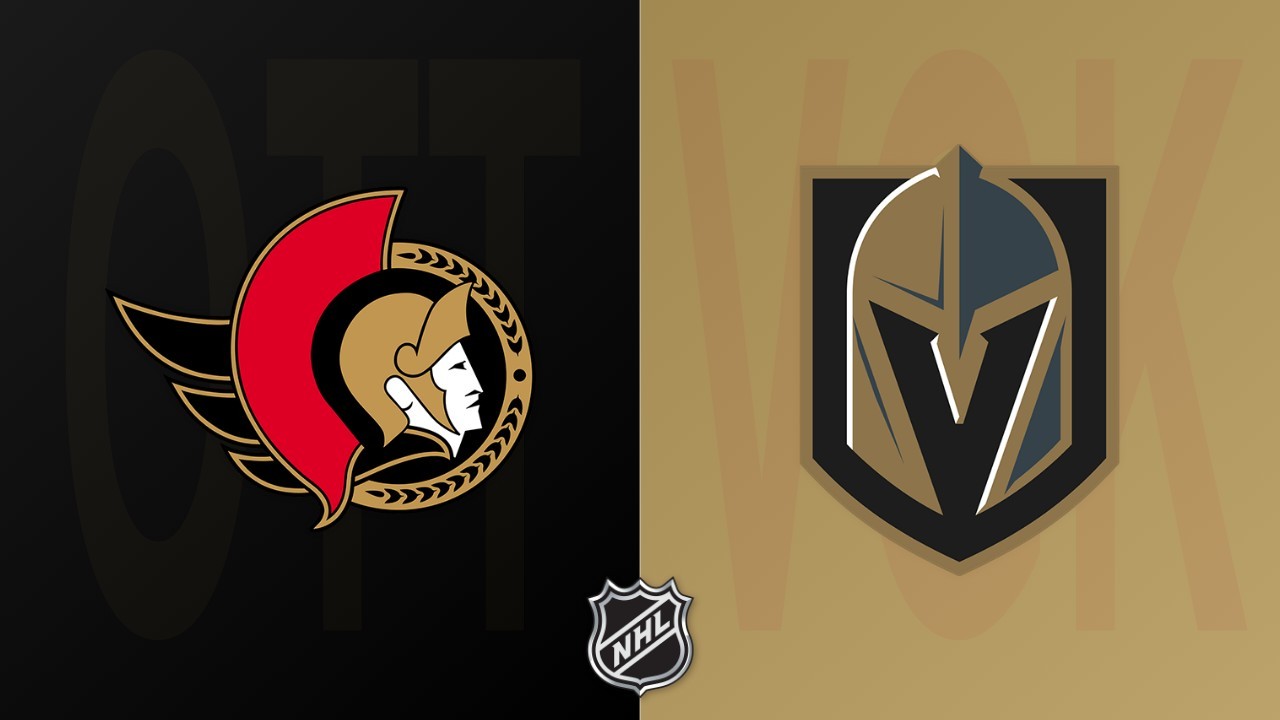 Vegas Golden Knights vs Ottawa Senators poster