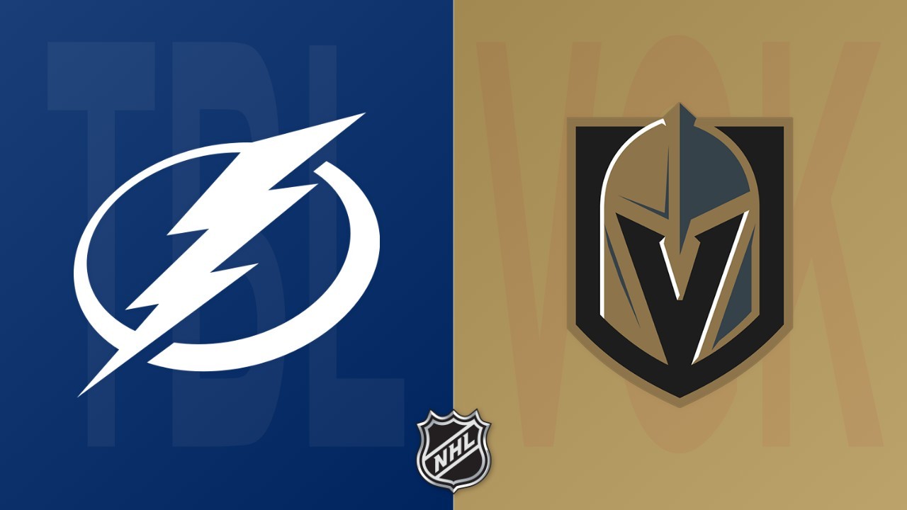 Vegas Golden Knights vs Tampa Bay Lightning poster