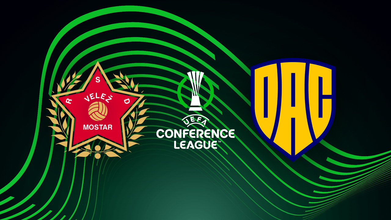 Velež Mostar vs DAC 1904 Dunajská Streda poster