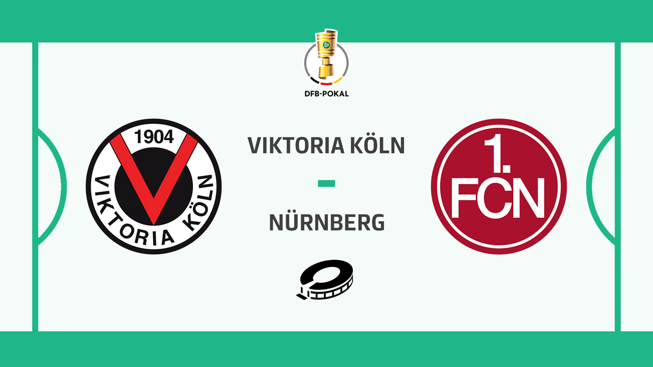 Viktoria Köln vs Nürnberg poster