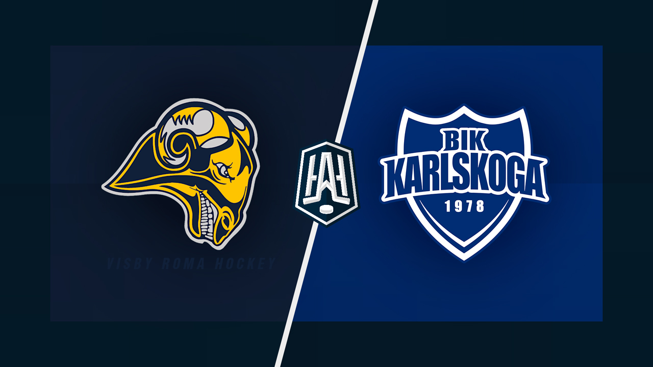 Visby-Roma HK vs BIK Karlskoga poster