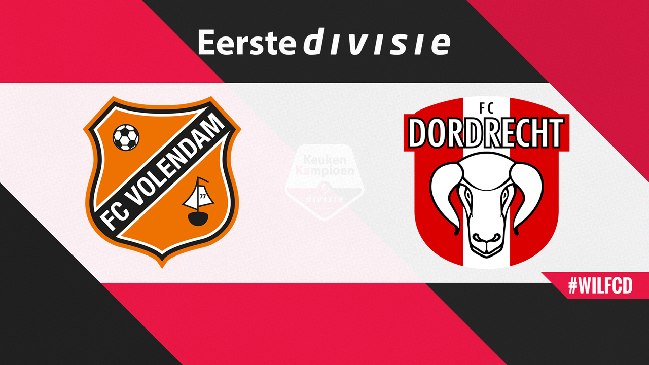 Volendam vs Dordrecht poster