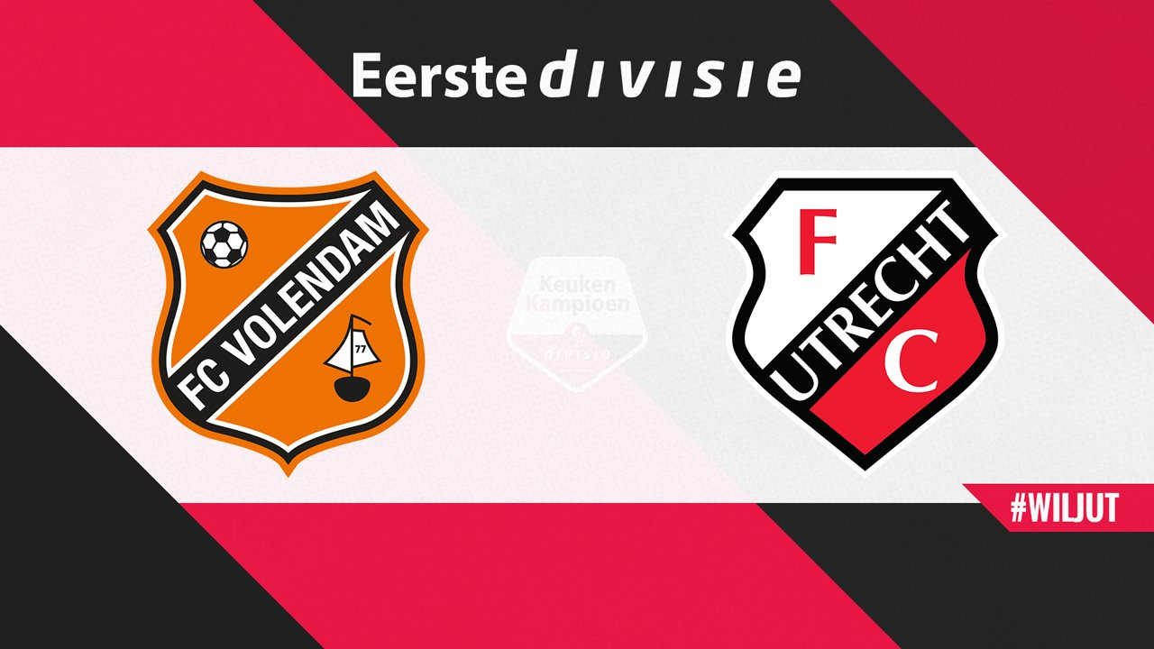 Volendam vs Jong Utrecht poster