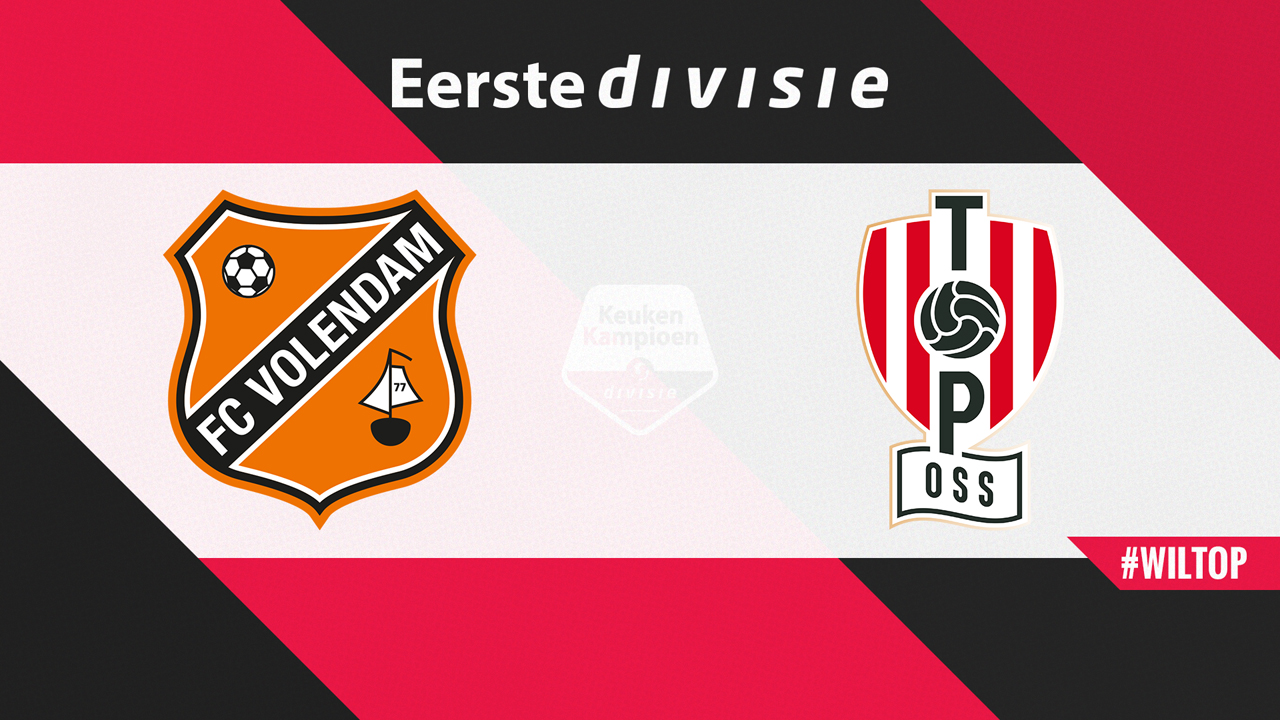Volendam vs TOP Oss poster