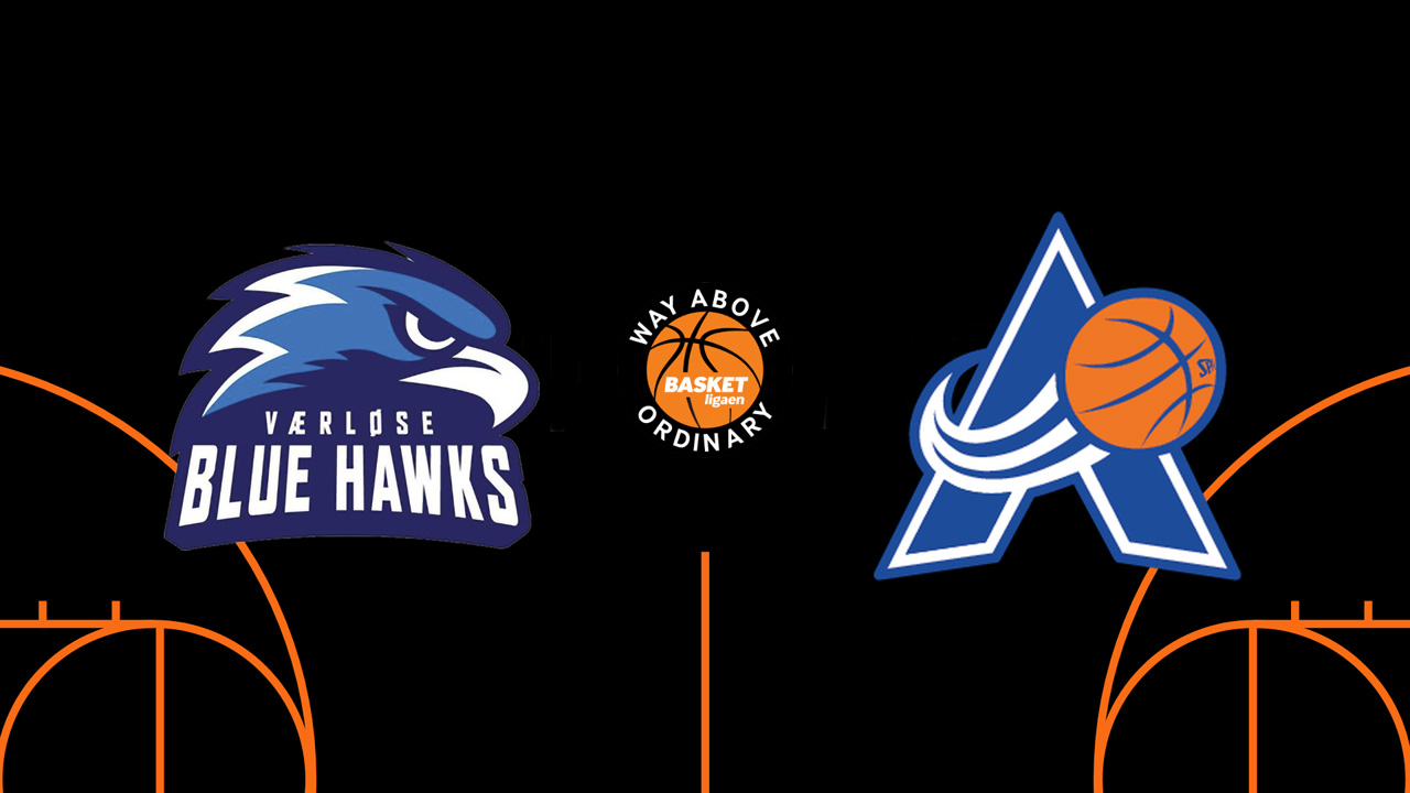 Værløse Blue Hawks vs BK Amager poster