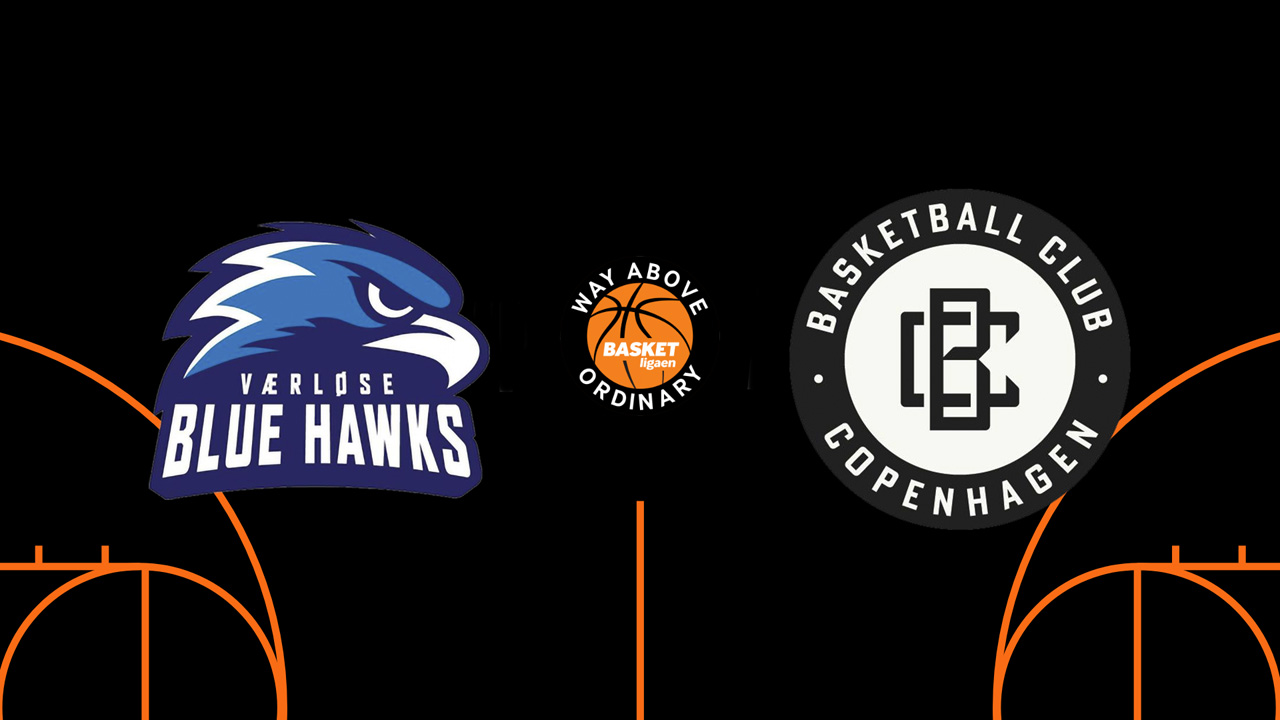 Værløse Blue Hawks vs Copenhagen Basketball poster