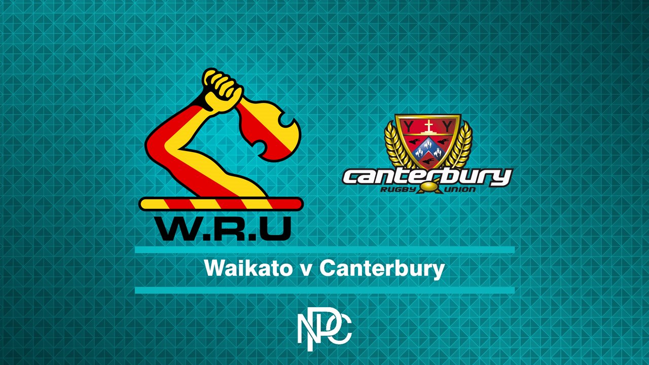 Waikato vs Canterbury poster