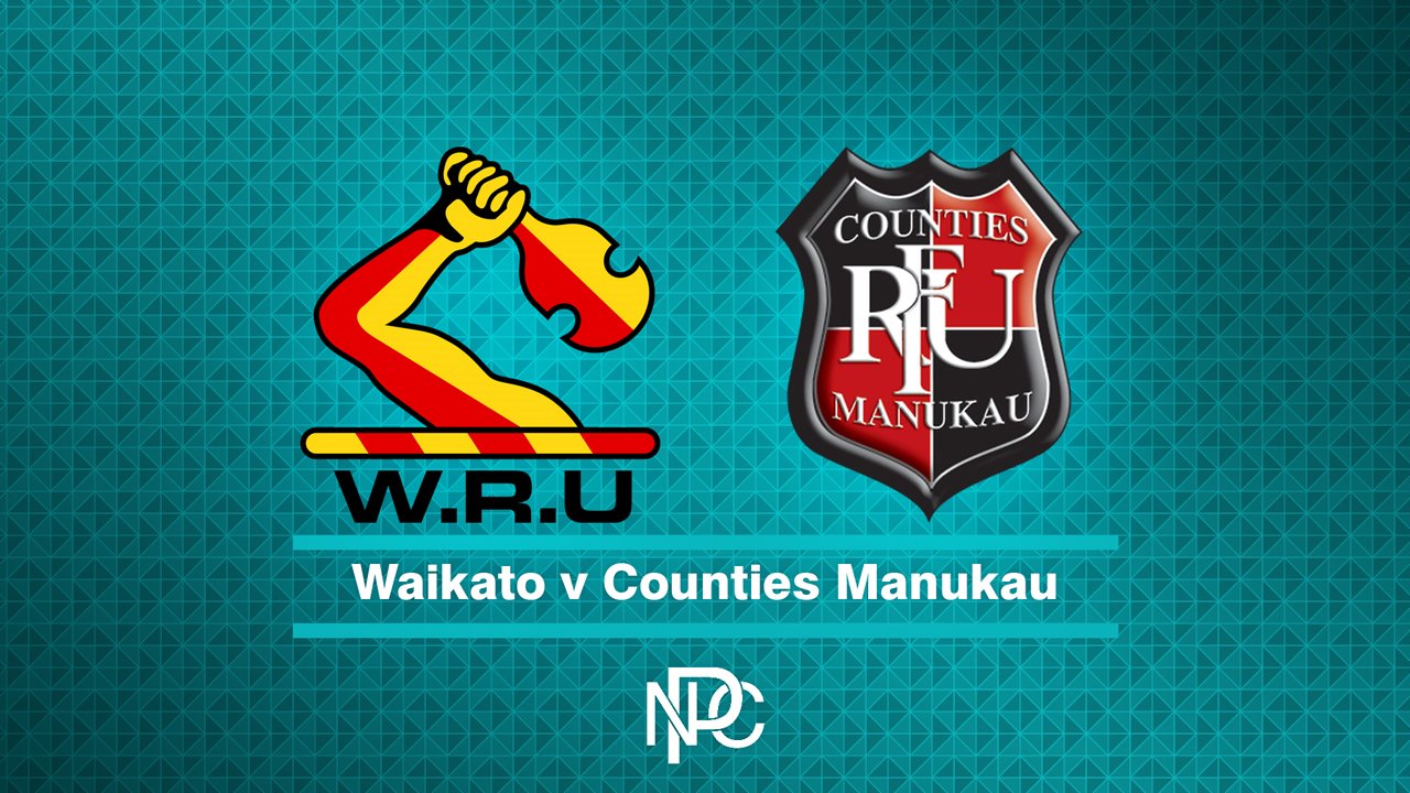 Waikato vs Counties Manukau poster
