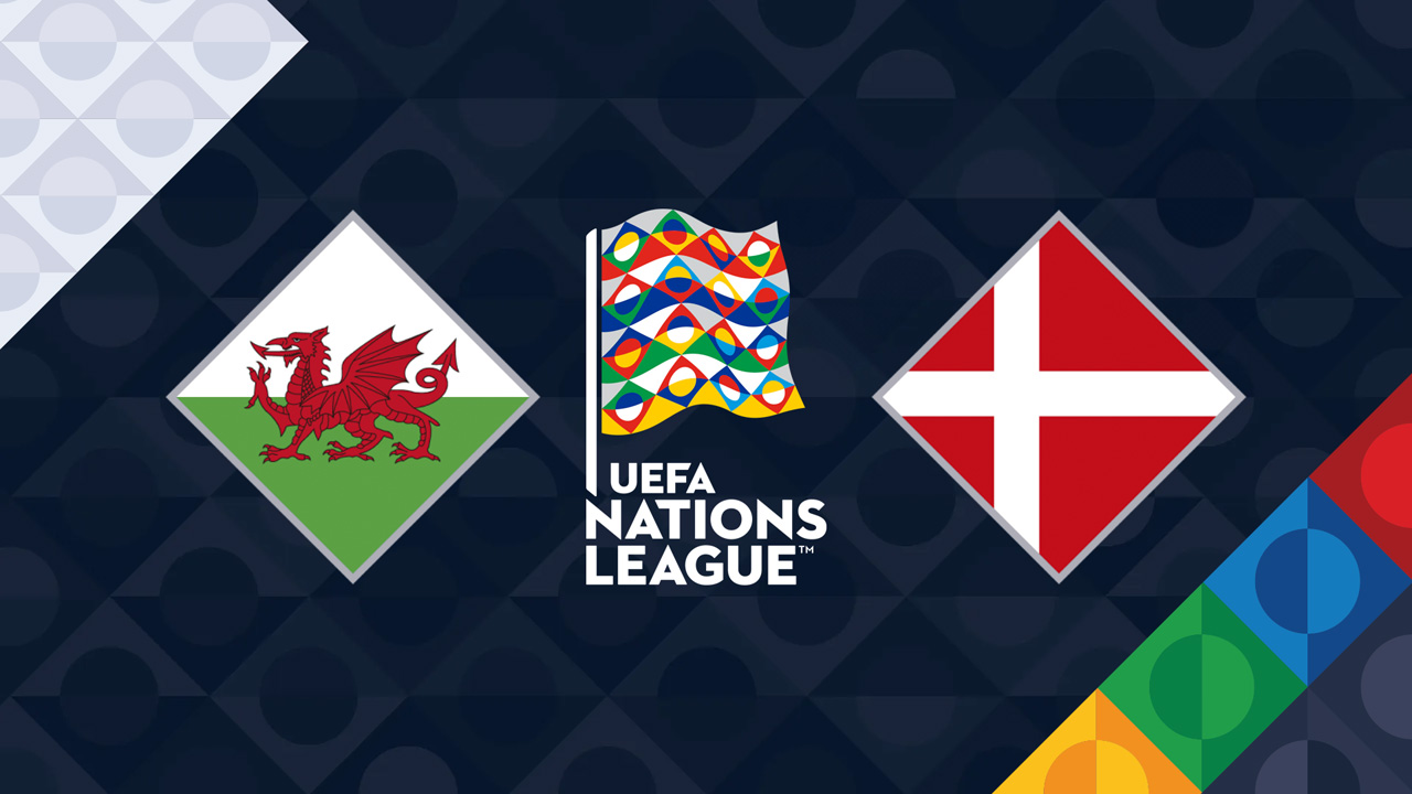 Wales vs Denmark poster