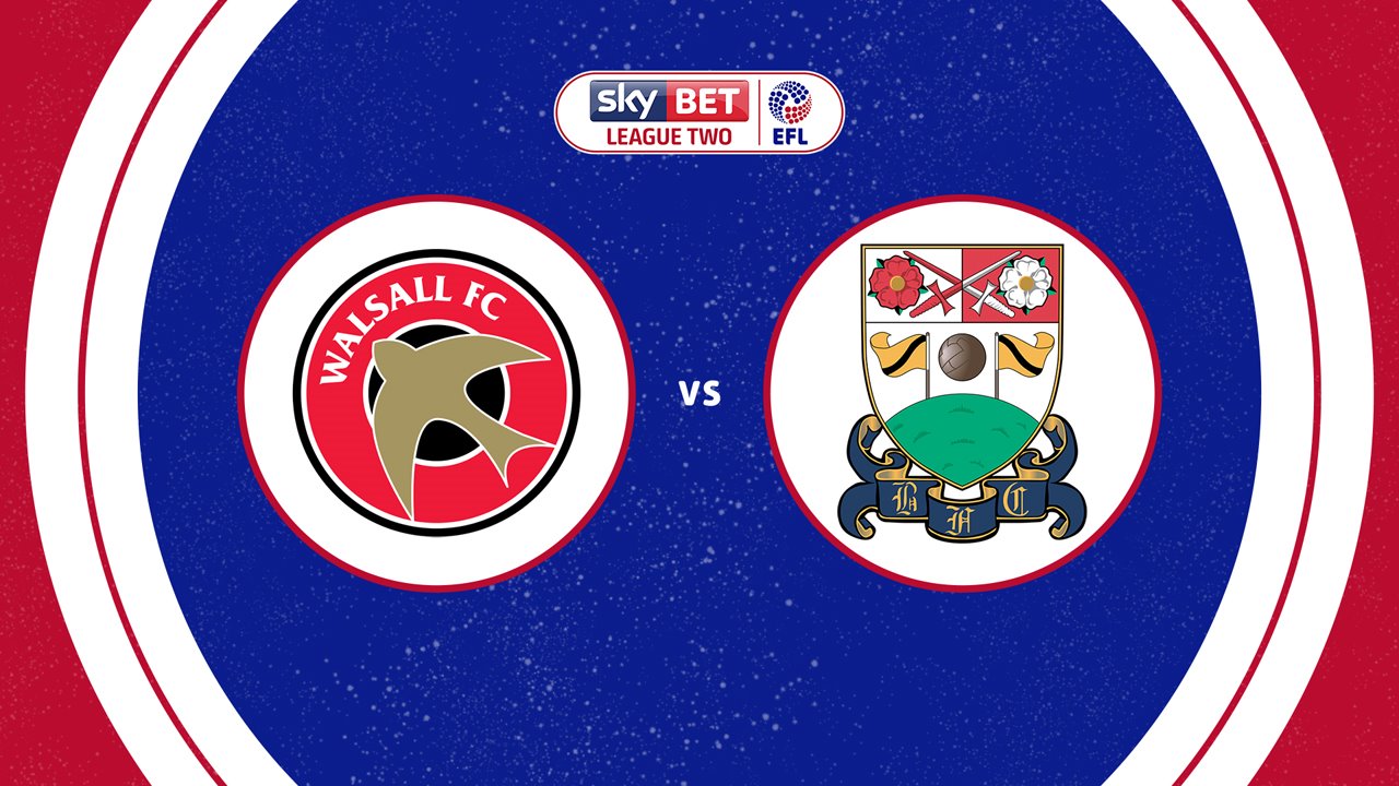 Walsall vs Barnet poster