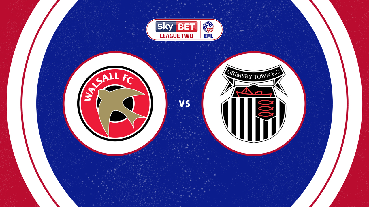 Walsall vs Grimsby Town poster