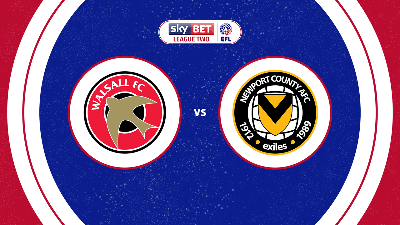 Walsall vs Newport County poster