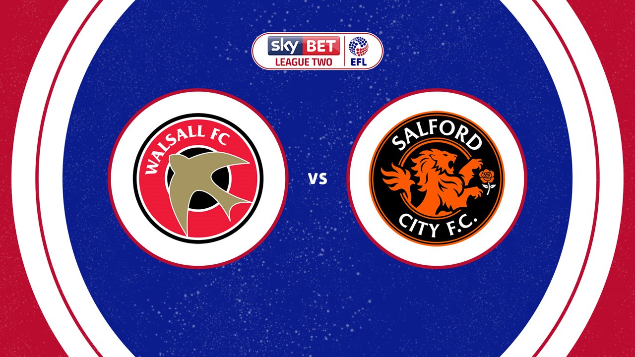 Walsall vs Salford City poster
