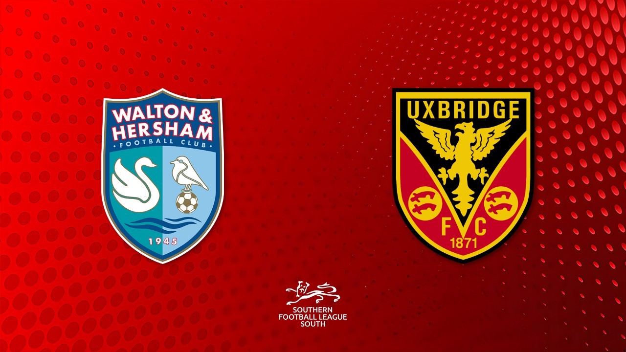 Walton and Hersham vs Uxbridge poster