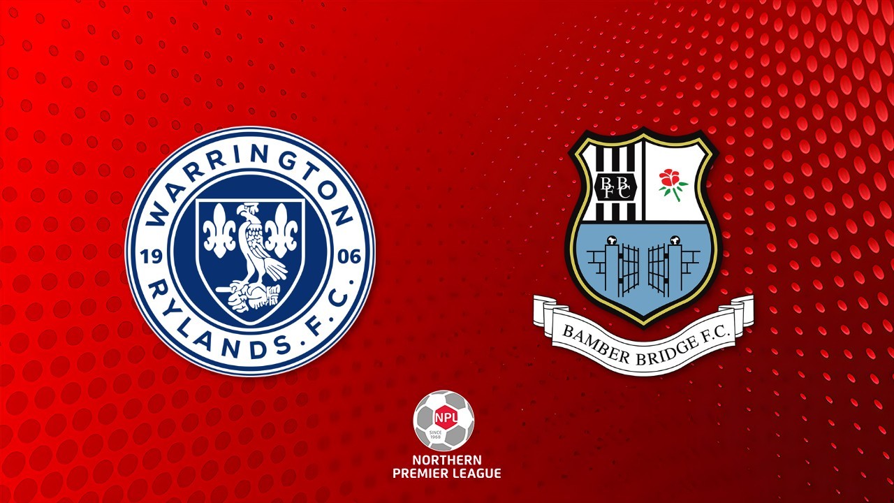 Warrington Rylands vs Bamber Bridge poster