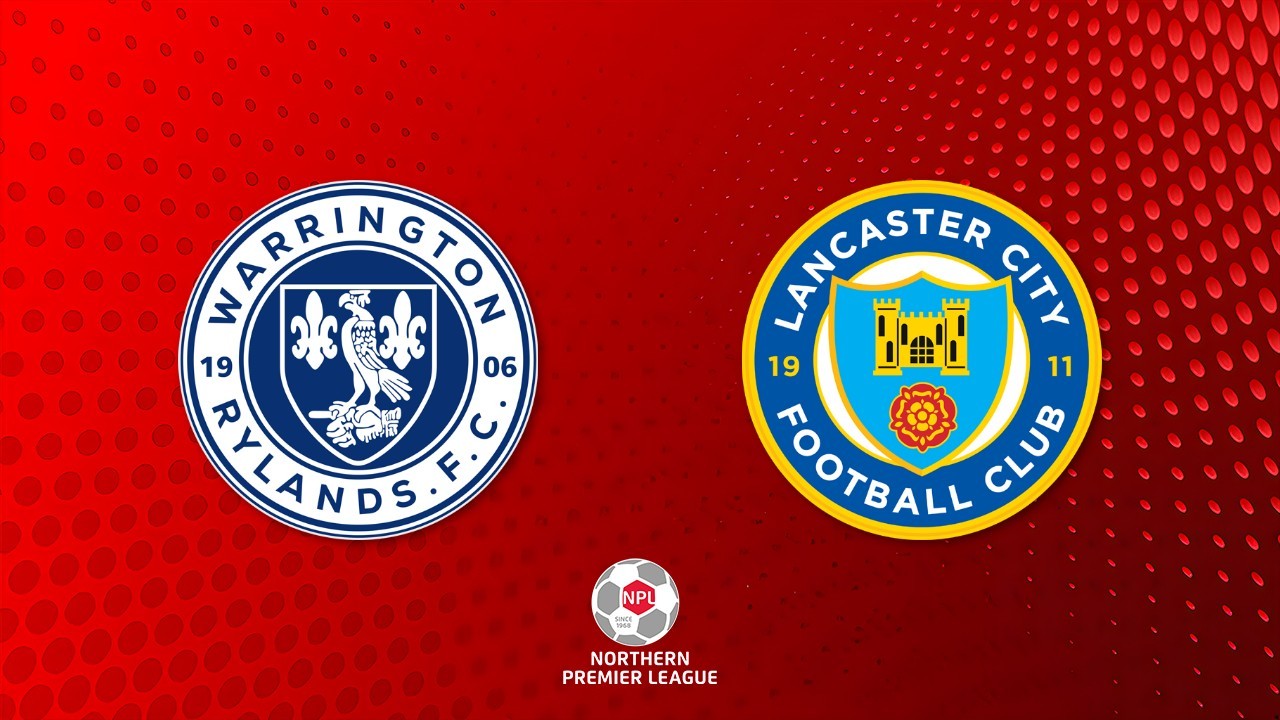 Warrington Rylands vs Lancaster City poster