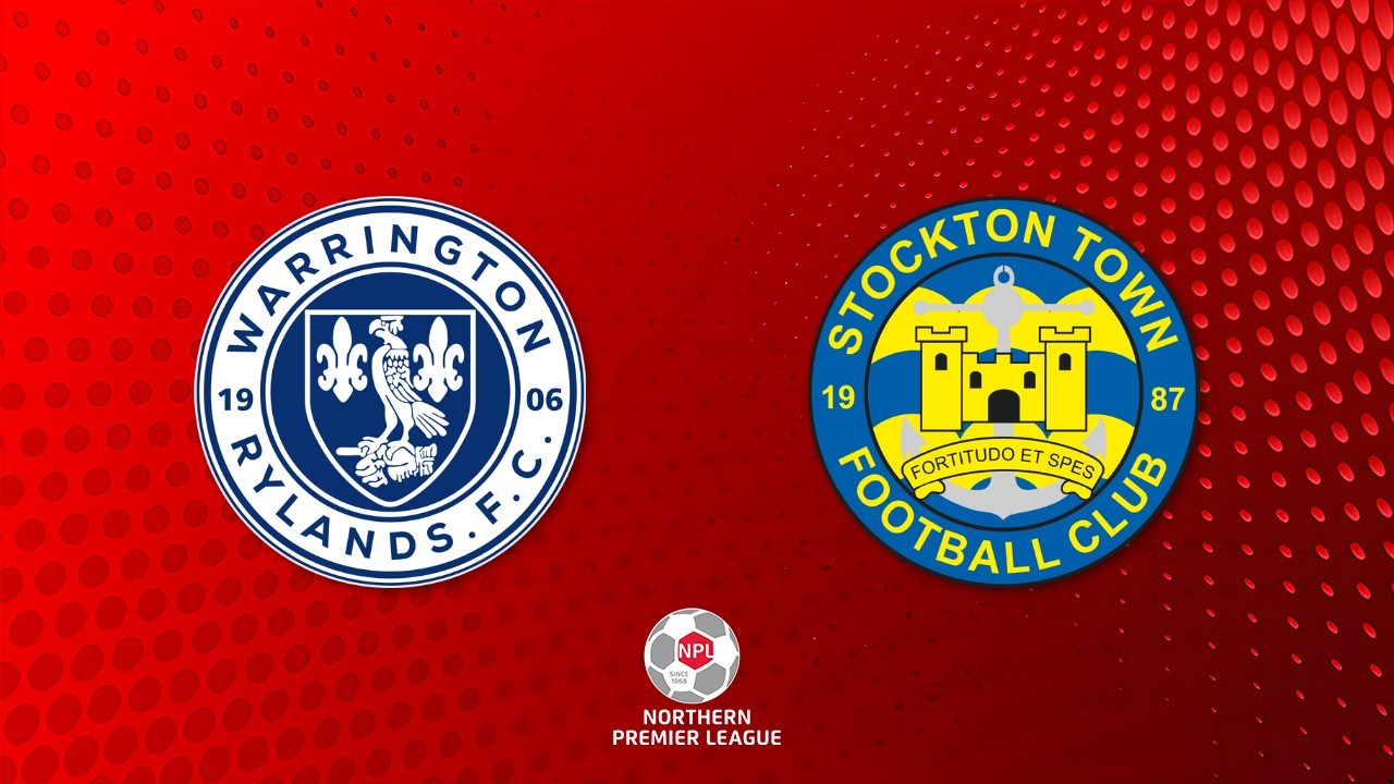 Warrington Rylands vs Stockton Town poster
