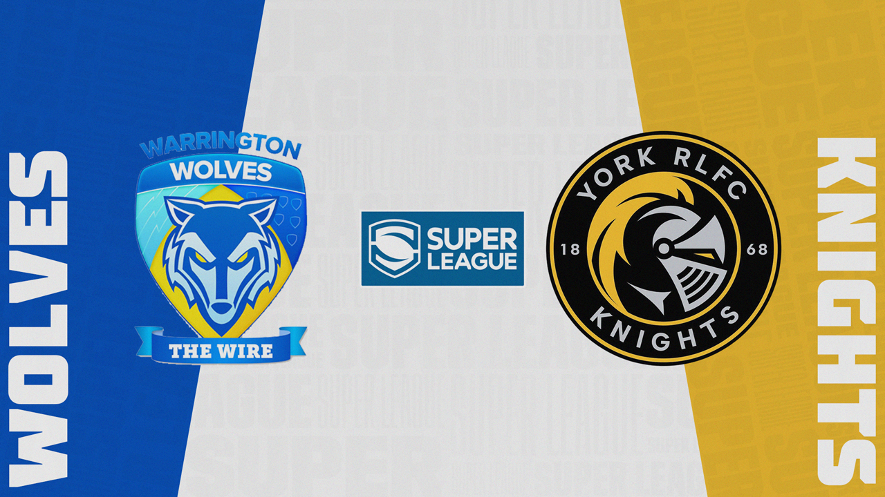 Warrington Wolves vs York City Knights poster