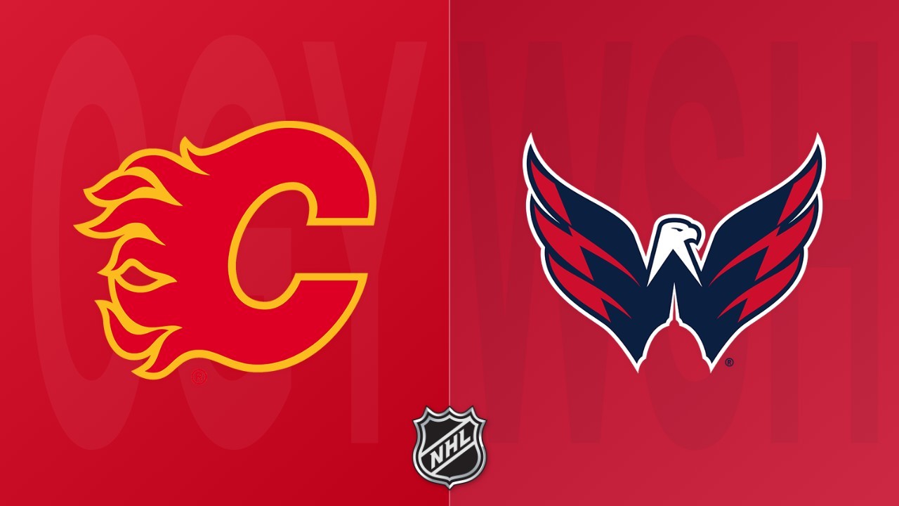 Washington Capitals vs Calgary Flames poster