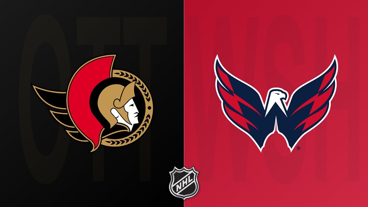 Washington Capitals vs Ottawa Senators poster