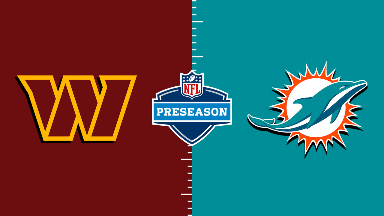 Washington Commanders vs Miami Dolphins poster