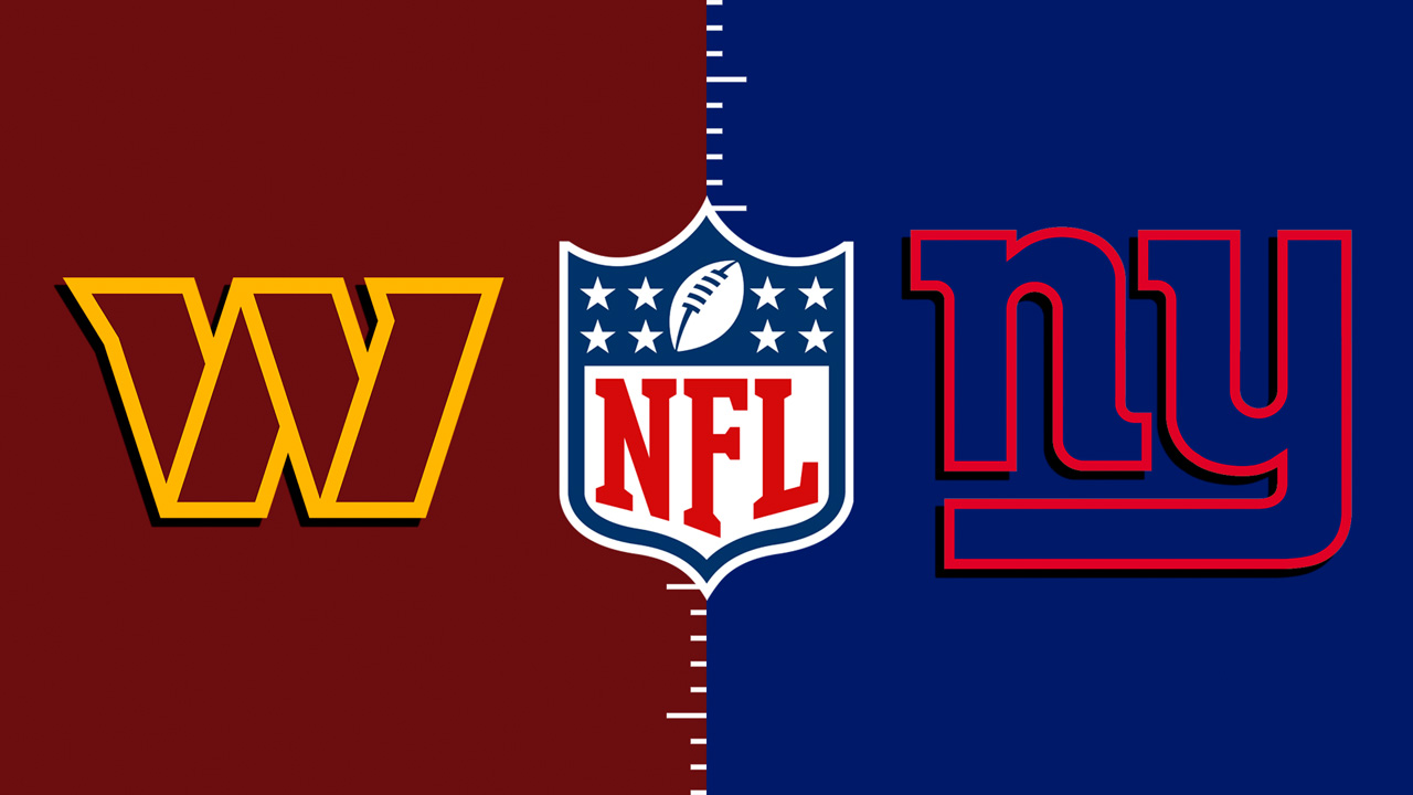 Washington Commanders vs New York Giants poster